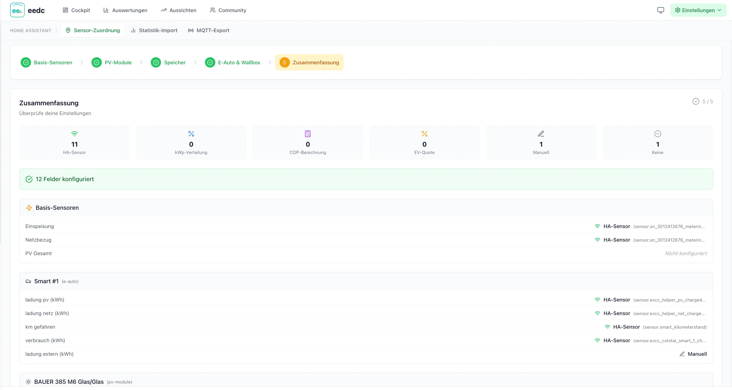 EEDC Sensor-Mapping Wizard